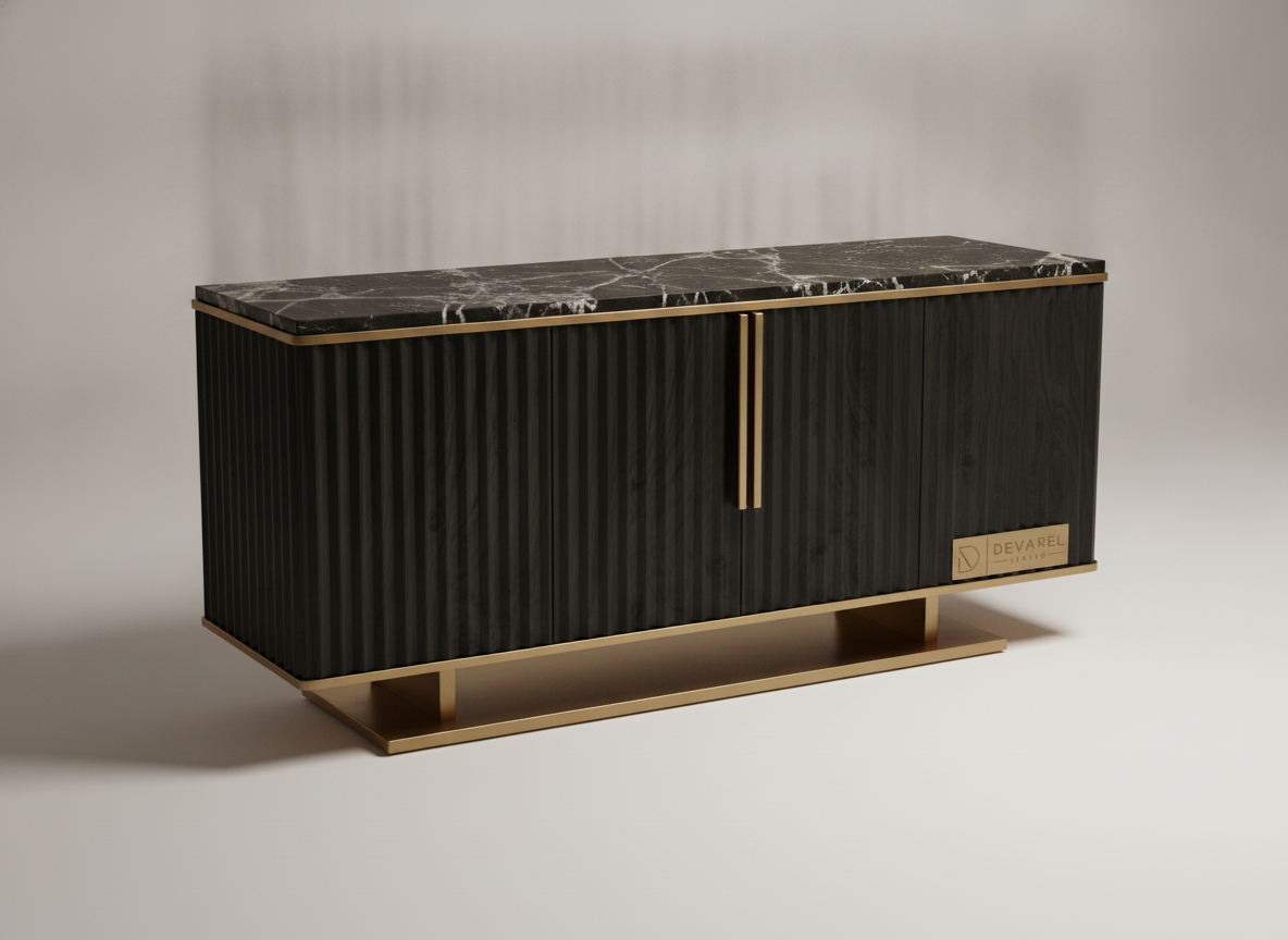 CARNE Sideboard — Ebenholz