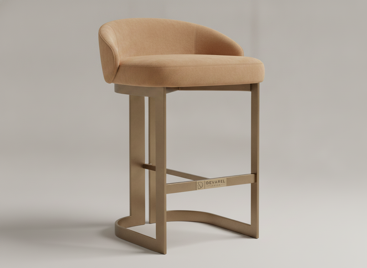 CLEMENT Counter Stool — Sand Bouclé