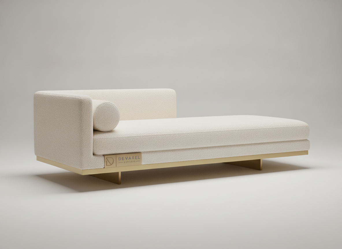 LIDO Daybed — Champagne Mohair