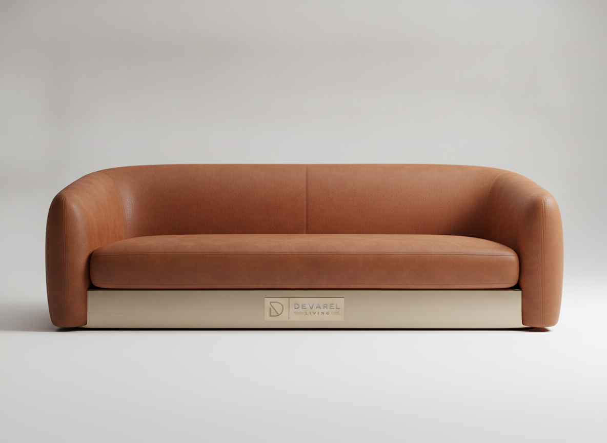 LIORA Sofa — Cognac Leder