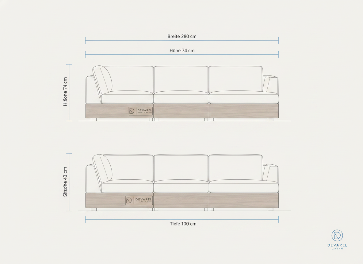 MAREL Curved Sofa