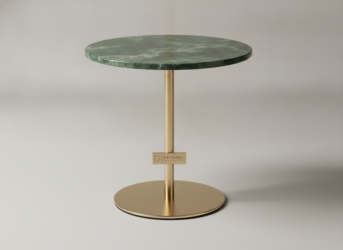 MIROIR Beistelltisch — Grüner Onyx