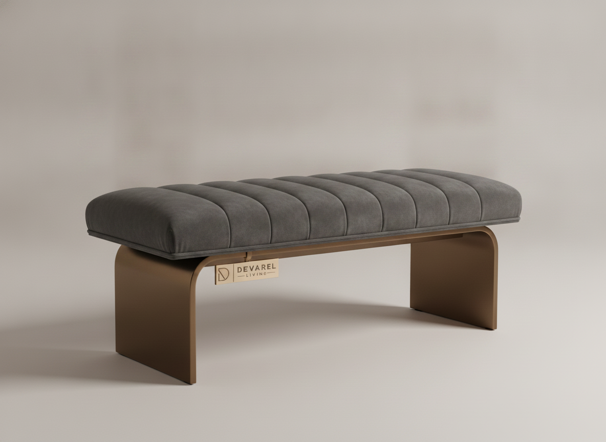 NESS Bench — Graphite Mohair