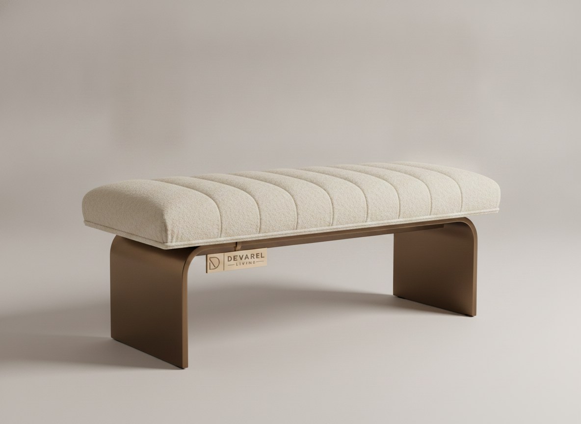 NESS Bench — Ivory Shearling