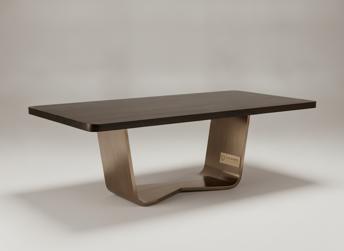OAKEN Esstisch — Ebenholz