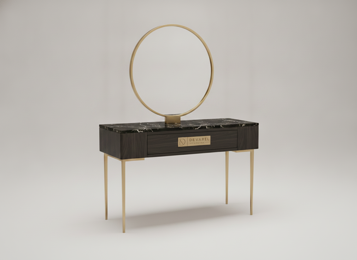 VANE Schminktisch — Ebenholz