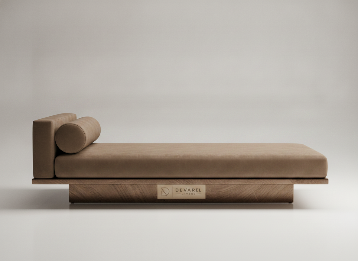 VEDRA Daybed — Taupe Samt