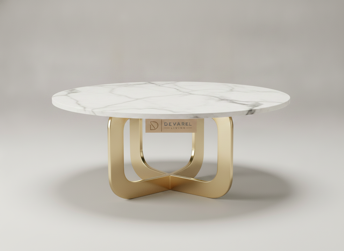 VEINE Couchtisch — Calacatta